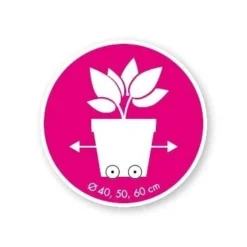 Elho Loft Urban Round Wheels 40 Antraciet -Groen Tuin Verkoopwinkel elho loft urban round wheels 40 antraciet 366x366 6248318884a1d l