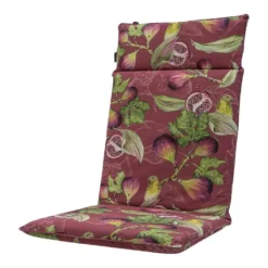 Madison Zitkussen Hoge Rug Jasmijn Bordeaux 120 X 50